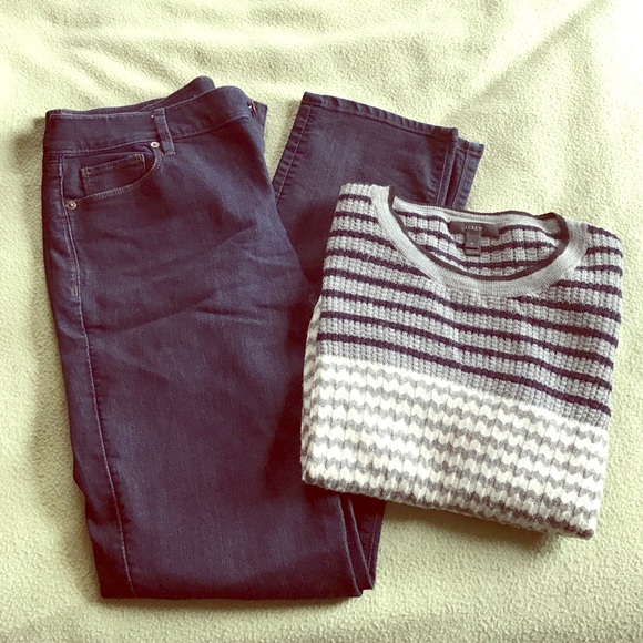 LOFT Denim - ANN TAYLOR LOFT dark denim jeans