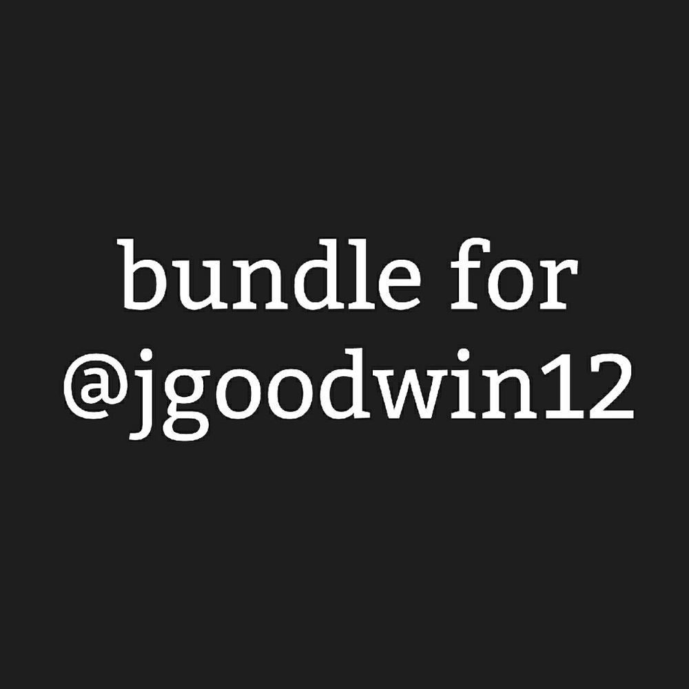 Bundle for @jgoodwin12