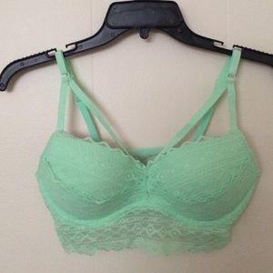 Mint green bralette