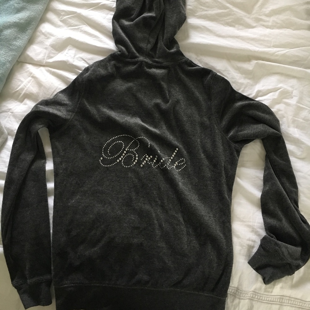Bride velour sweatsuit
