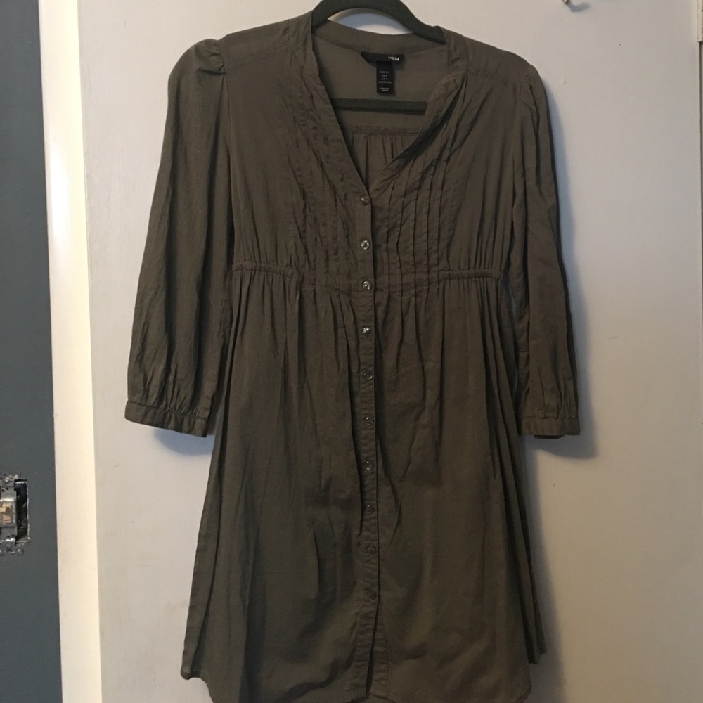 Army green dress