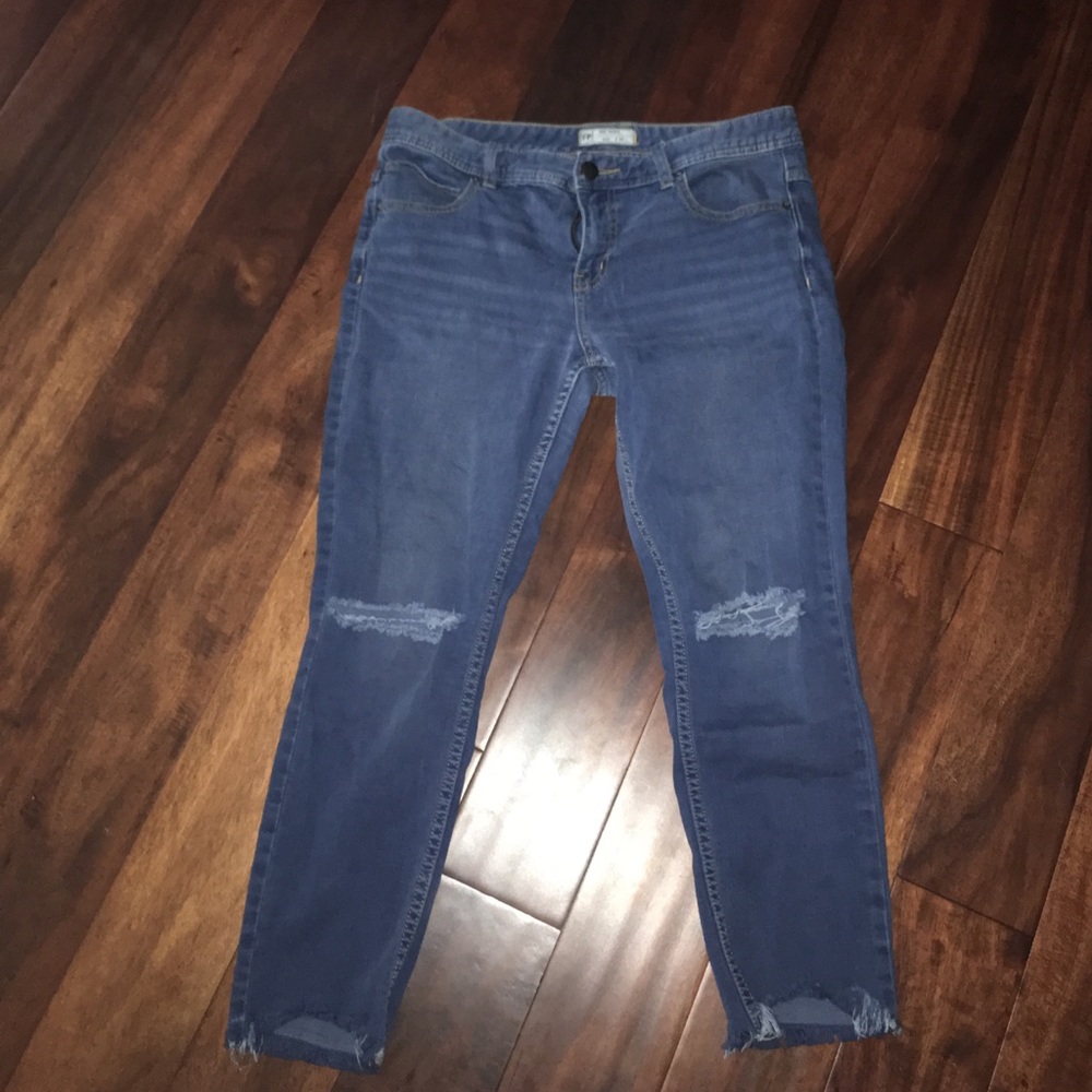Free People Distressed Jeans