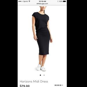 Athleta black dress