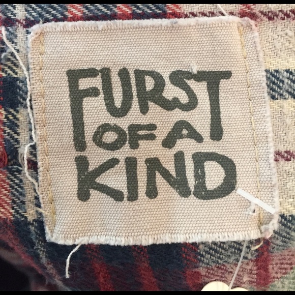 Furst of a Kind LF Stores Red Flannel Shirt Size L - Picture 4 of 4
