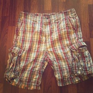 Nautical cargo shorts