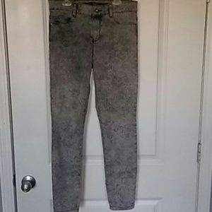 Zara floral print jeans