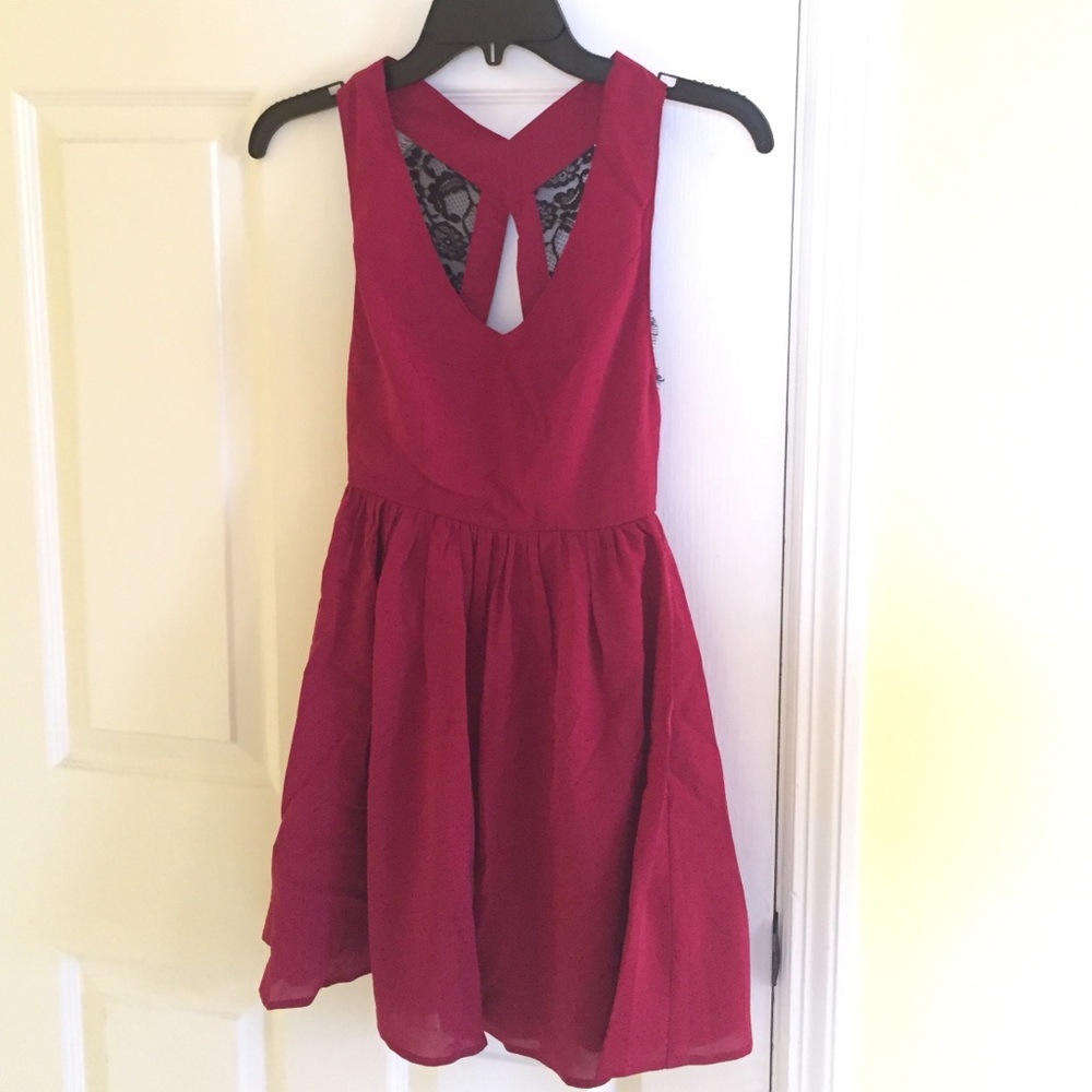 open back cocktail dress