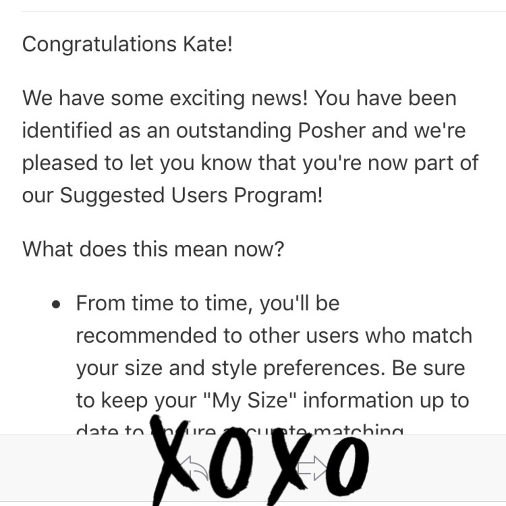 I'm a Poshmark Suggested User! - Picture 2 of 2