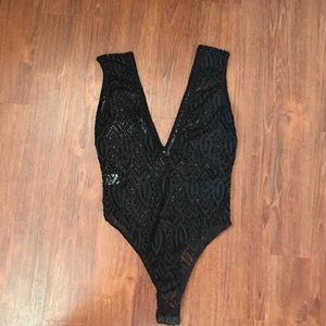 Misguided lace bodysuit