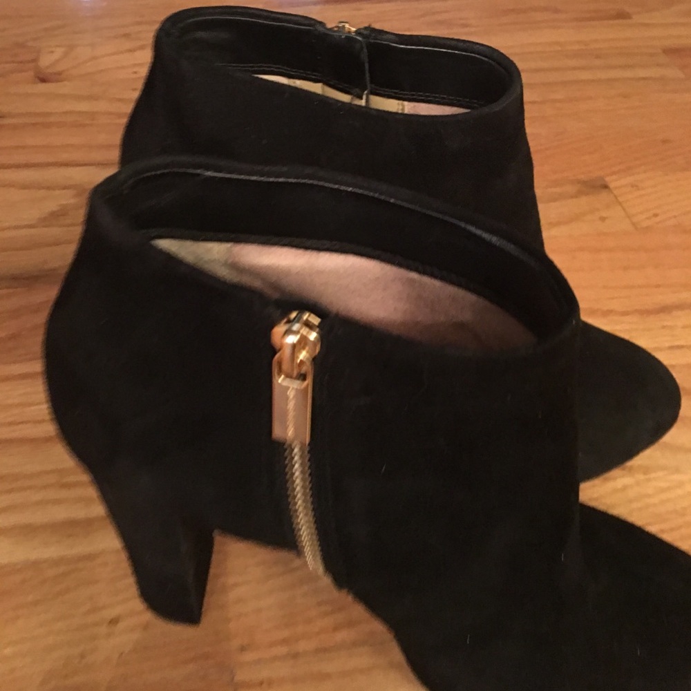 Michael Kors black suede boots