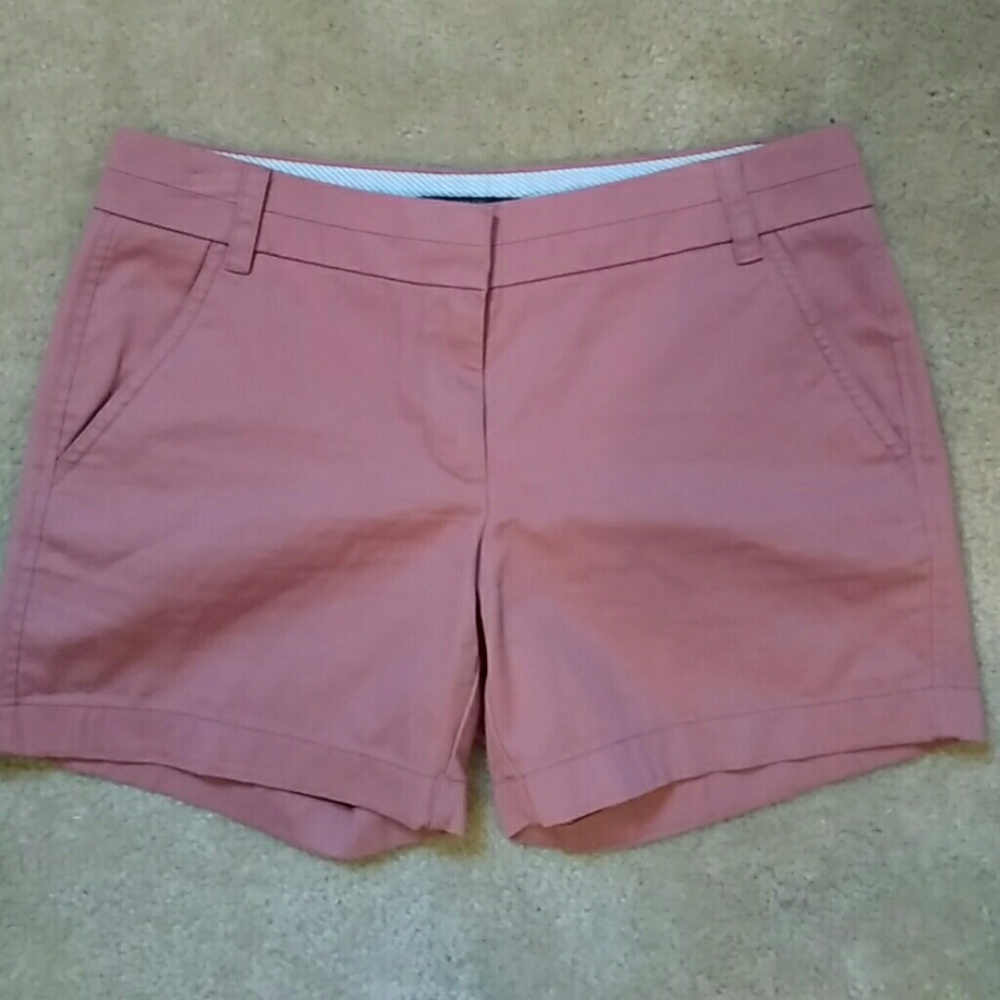Pale Pink J. Crew Chino Shorts