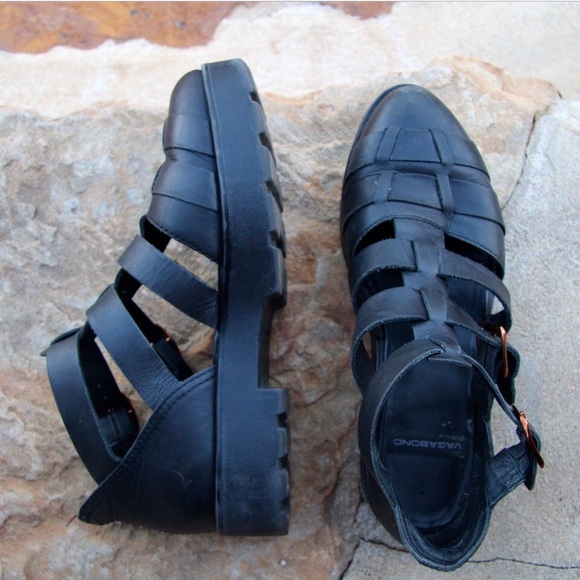 Vagabond Aurora Black Platform Sandals - Picture 2 of 4