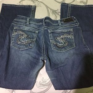 Silver Suki jeans 32x33!