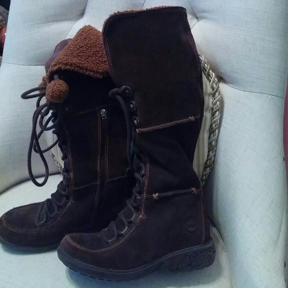 Timberland little girls boots Size 13