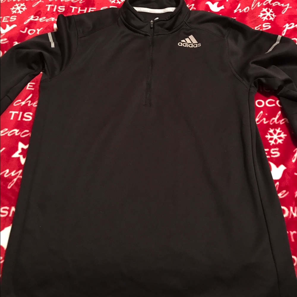 Adidas running zip up