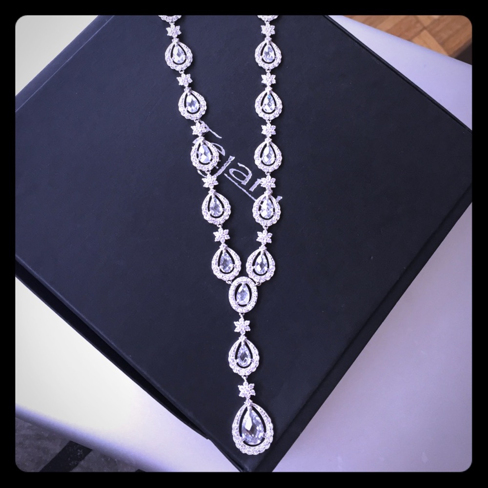 Tejani Wedding Necklace- Y Drop Pendant