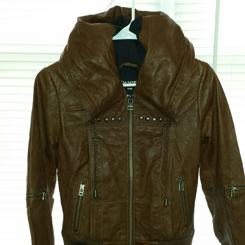Danier leather bomber jacket NWOT