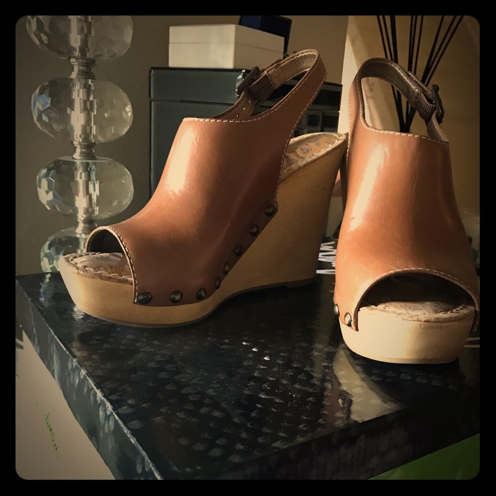 Sam Edelman Camilla Wedge in saddle