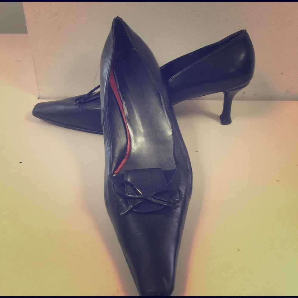Navy Stuart Weizman Business Shoes
