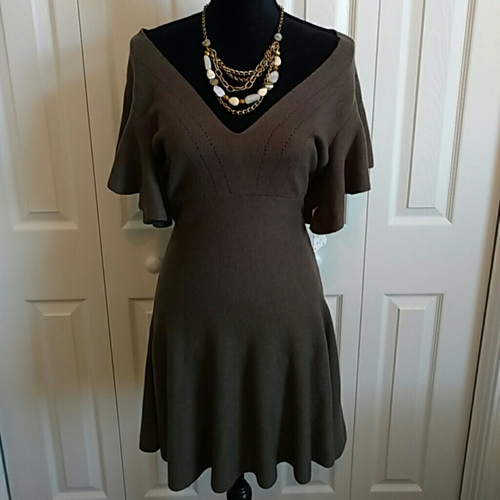 Free People Dark Grey Sweater Dress