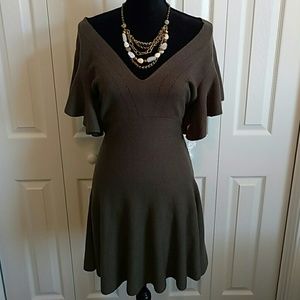 Free People Dark Grey Sweater Dress
