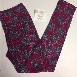 LULAROE OS FISH UNICORN LEGGING