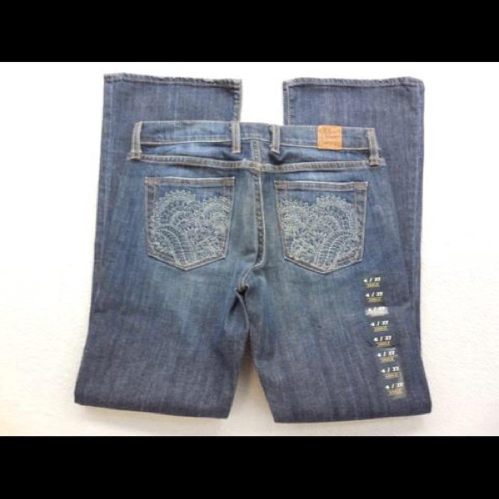 LUCKY BRAND HENNA SWEET N LOW BOOTCUT JEANS 27