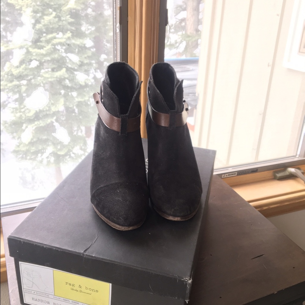 Rag & Bone Charcoal Suede Harrow Boot - image 3