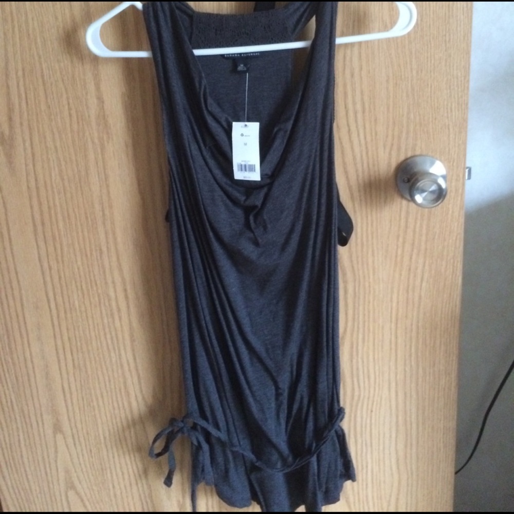 Banana republic lace design racerback tanktop