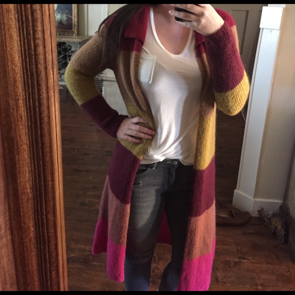 Long free people sweater