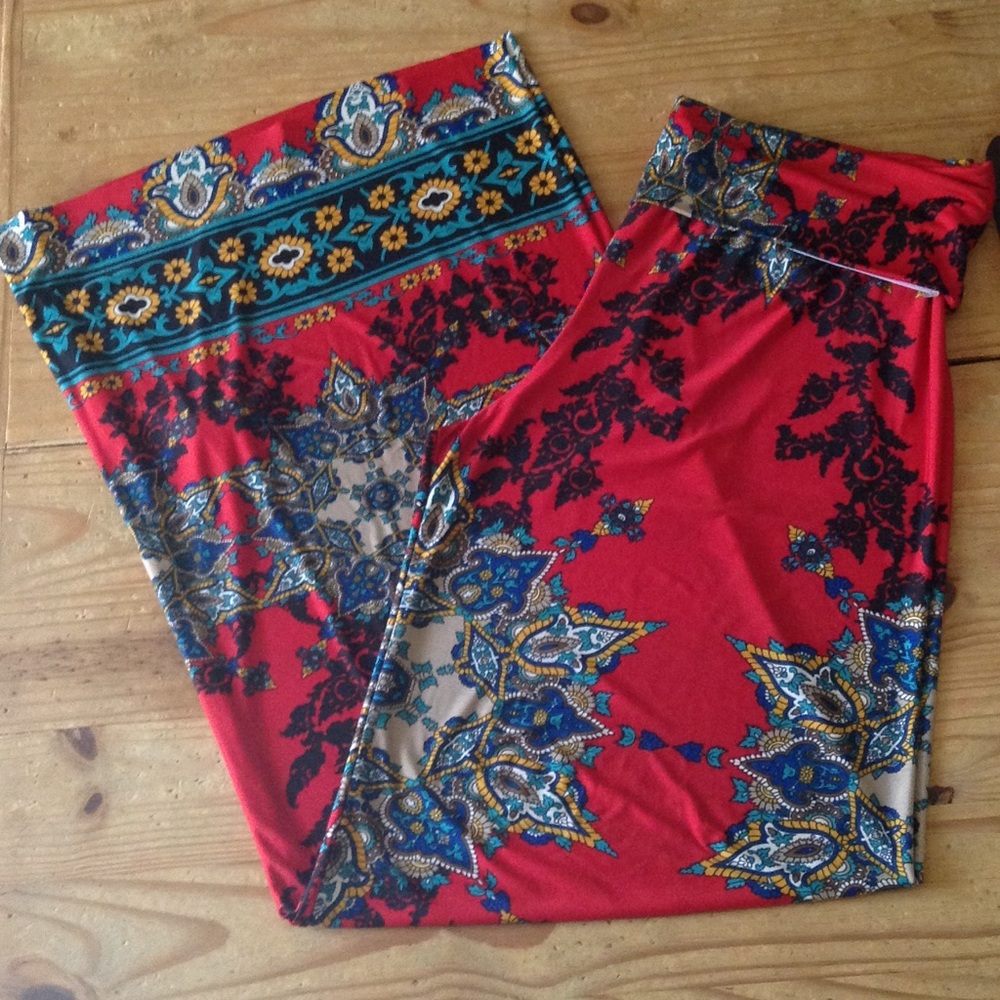 UP Palazzo Pants Multi Color