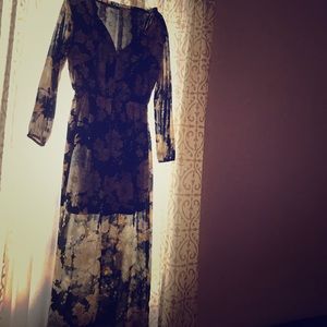 H&M full length dress boho style