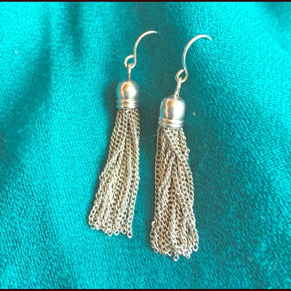 Silver earrings
