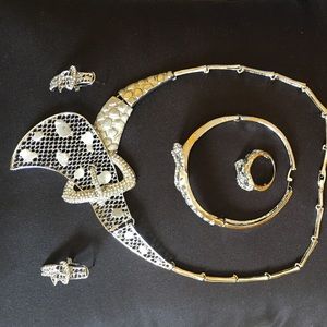 Buckle designed silver fashion jewelry