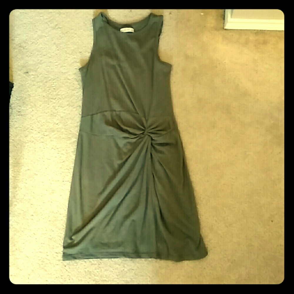 Abercrombie Olive Knot Dress
