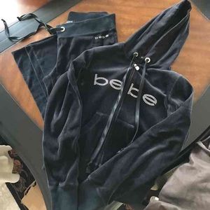 Bebe Velour Jacket & Pants *Discounted shipping*