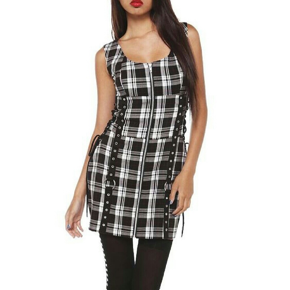 Hell Bunny Plaid Bodycon Dress