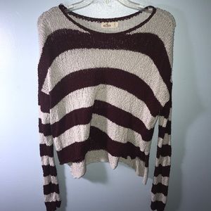 hollister striped long sleeve