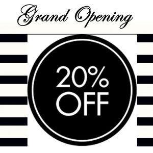 20% off everything in my btq section! until 2/28