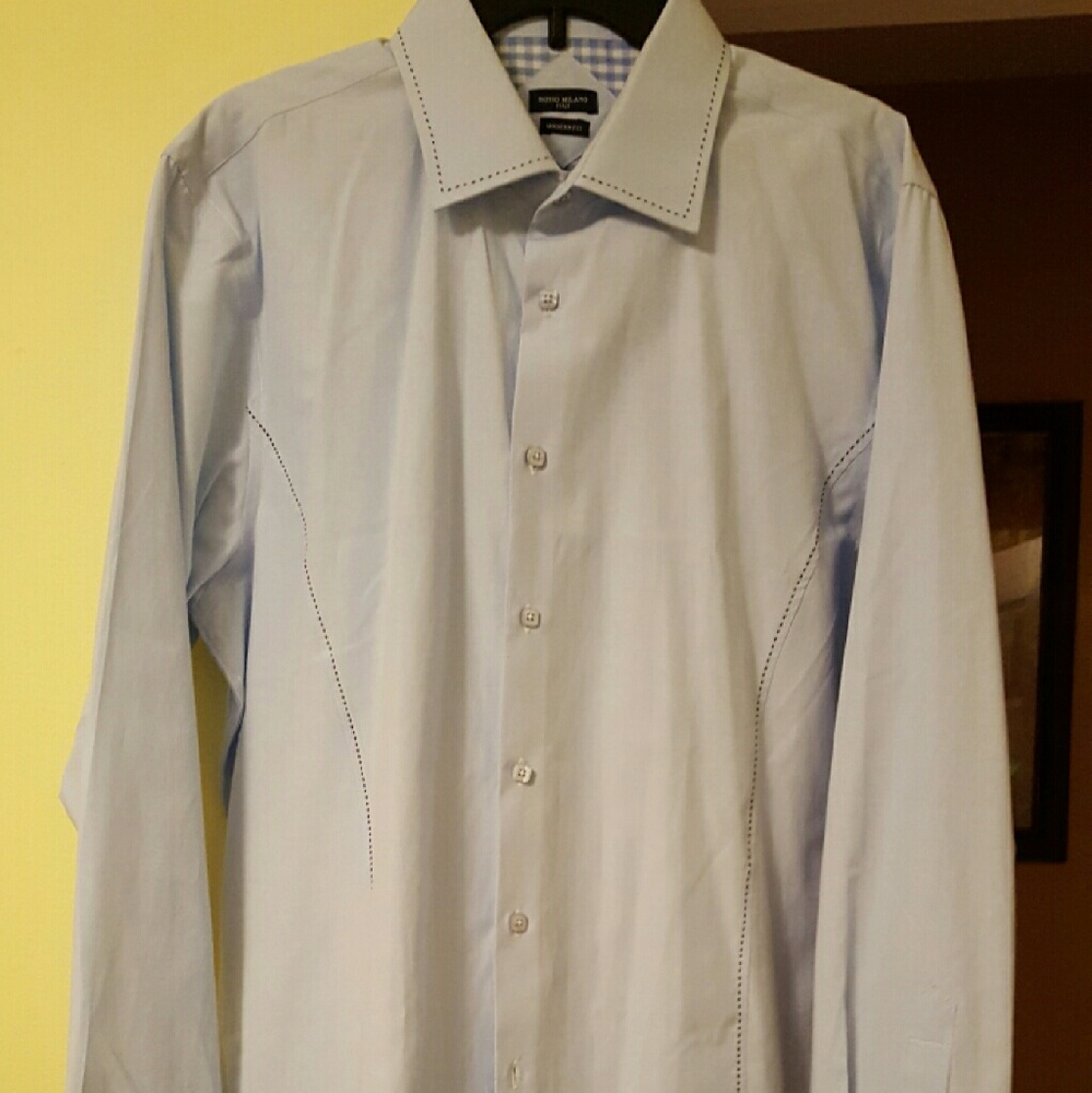 Rosso Milano men's  designer button down XXL