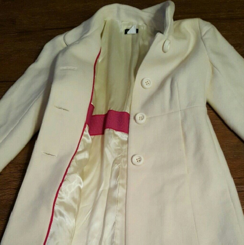 J Crew Peacoat Cream Size 8