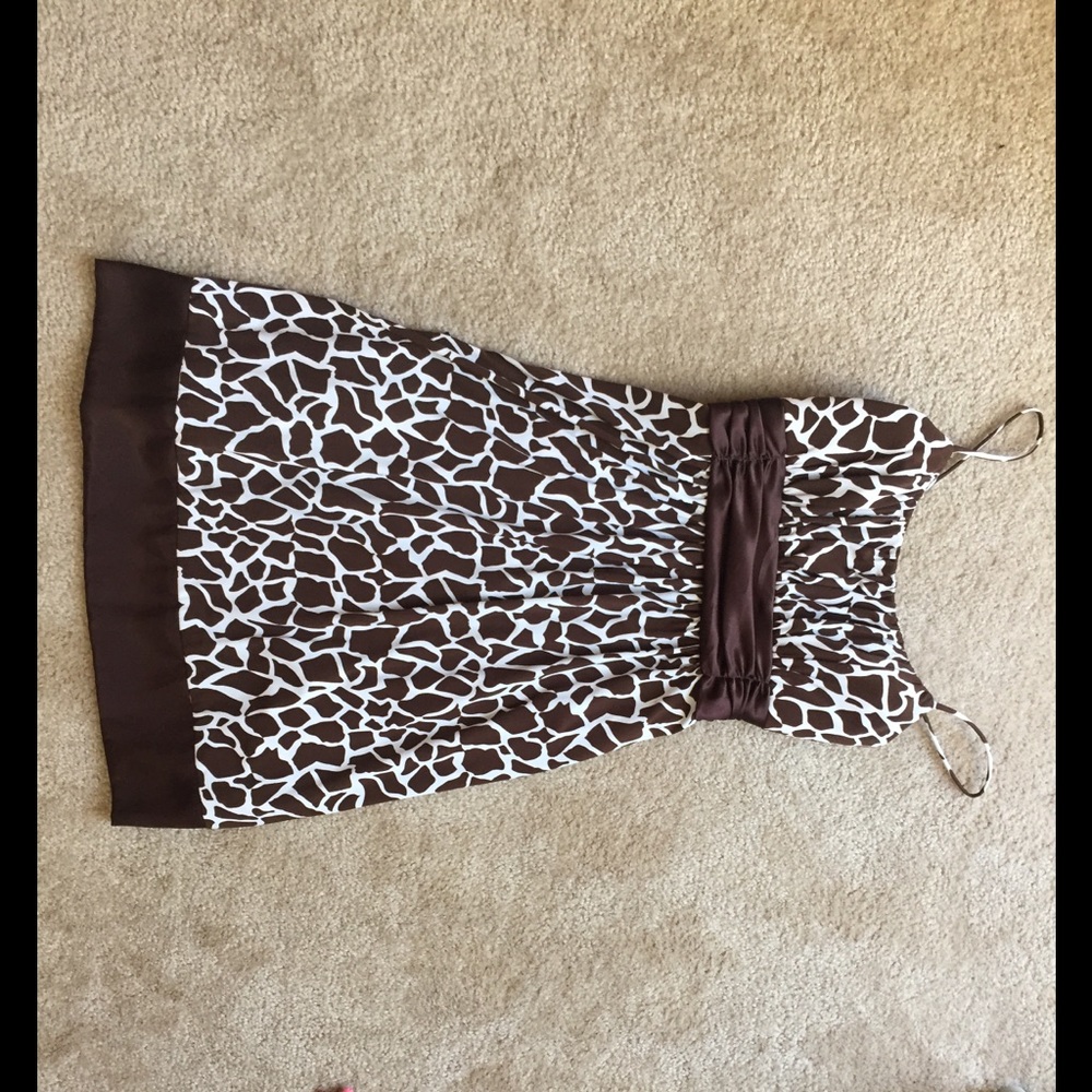 Animal print dress