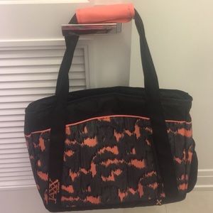 Jaxx by fit fresh coral/grey cooler/gym bag.