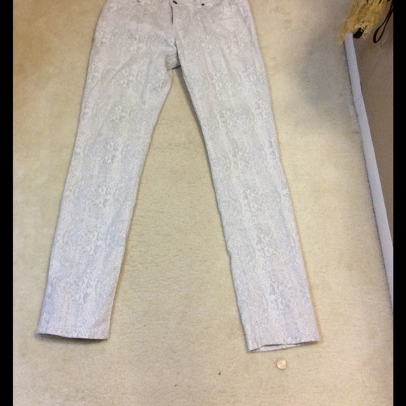 Ny and Co snake print jeans/pants size 4 - Picture 1 of 2