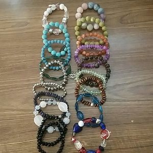 Colors bracelets  all 16 pcs very good condition.