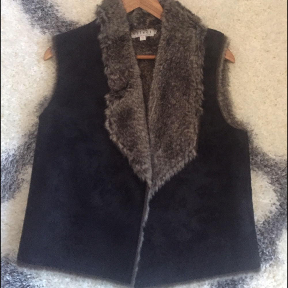 Velvet Furry Vest