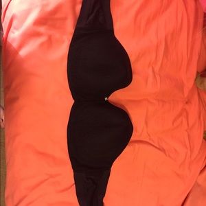 Natori Black Strapless Bra 36G