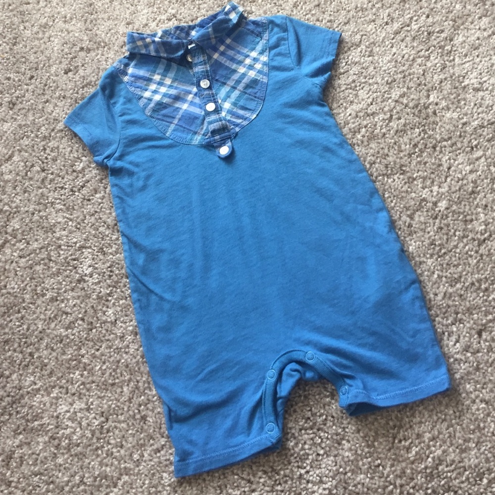 Burberry Children size 6m onesie.