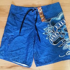 Ed Hardy Board Shorts  NWT