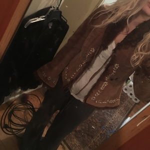 Marcelle Renee Leather Coat